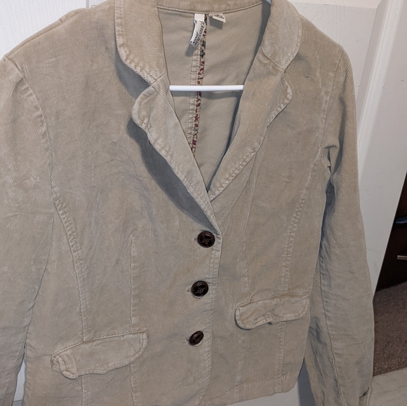 Vintage 2000s St John's Bay Tan Corduroy Jacket - Picture 1 of 3